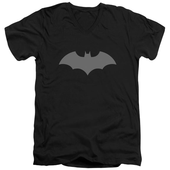 Batman 52 Black S/S Adult V-Neck T-Shirt 30/1 T-Shirt Black