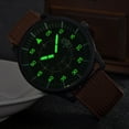 thumbnail image 5 of Deyuer Military Men Stainless Steel Luminous Dial Date Display Luxury Sport Wrist Watch, 5 of 8