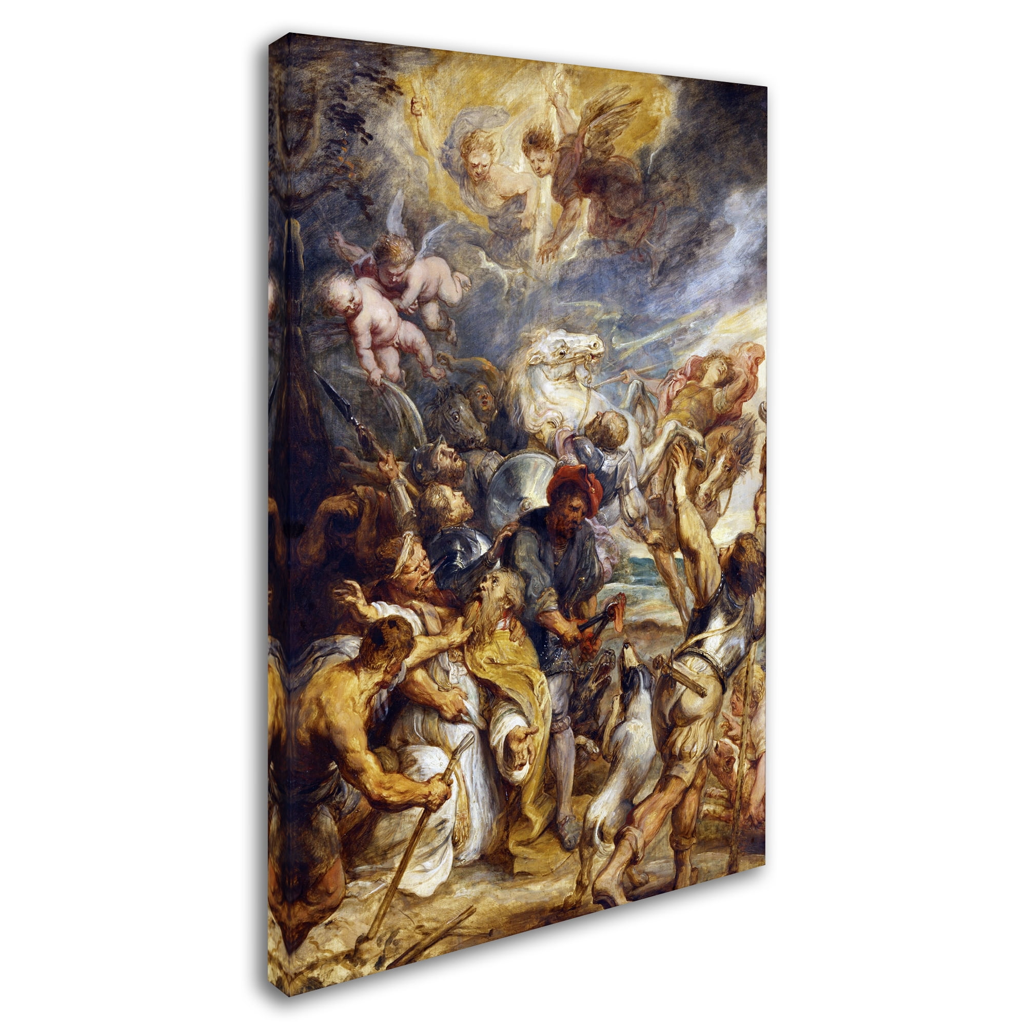 Peter Paul Rubens 'The Martyrdom Of Saint Livinus' Canvas Art