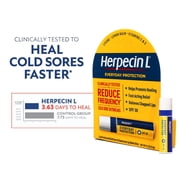 2 Pk Herpecin-L LIP BALM STICK SPF 30 Protectant Sunscreen cold sore .10oz Ea