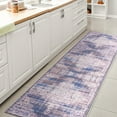 thumbnail image 4 of JONATHAN Y WASHABLE 2 x 8 Runner Rug, Regis Bohemian Medallion - Blue, WSH107A-28, 4 of 9