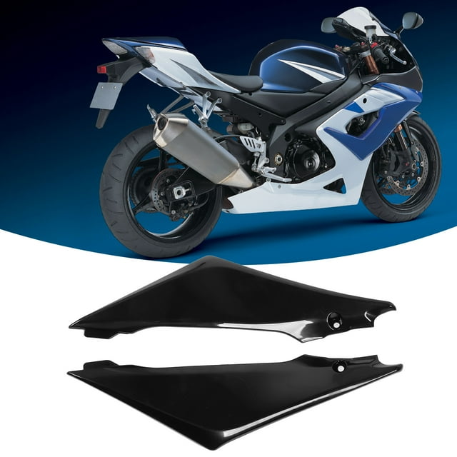 Gas Petrol Cover, Glossy Black Motorcycle Gas Side Cover for R1000 K5 2005 To 2006