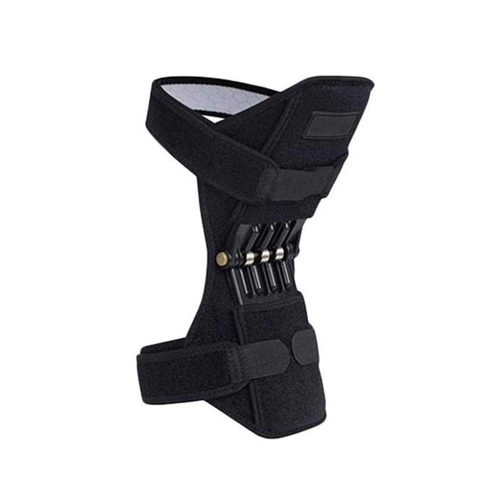 1pcs Power Knee Support Brace Pads Booster Joint Lift Squat With Powerful Spring 