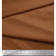 thumbnail image 3 of Soimoi Brown polyester Crepe Fabric Diamond Geometric Print Fabric by Yard 42 Inch Wide, 3 of 5