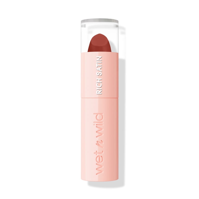 wet n wild Rich Satin Lip Color Brandy Kiss with Vitamin E and