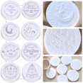 thumbnail image 1 of Moldes para galletas Navideñas molde en relieve navideño Cortador Plástico 9 Piezas hornear Kuymtek, 1 of 9