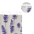 thumbnail image 5 of Yayeee Shower Curtain with Hooks 72"x72" Waterproof Fabric Bathroom Hanging Decor, Lavender Pattern, 5 of 5