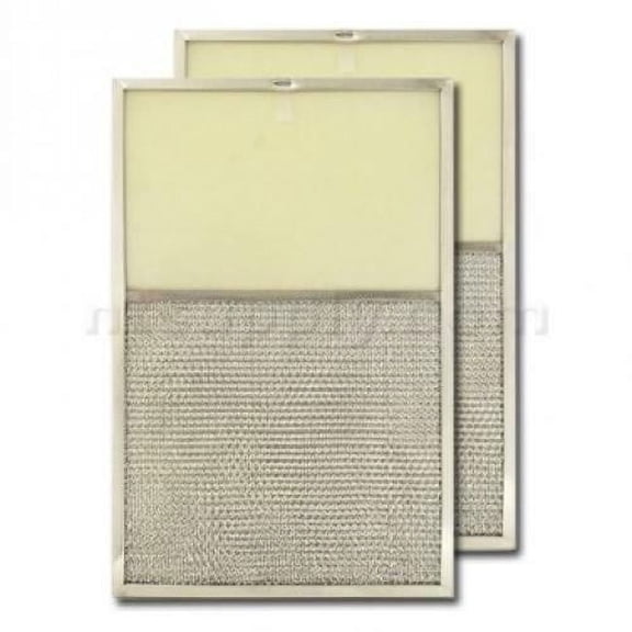 Aluminum Range Hood Filter with Light Lens - 11" X 17" X 1/2" (Lens Size) 2-pack