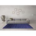 thumbnail image 3 of Ahgly Company Indoor Rectangle Abstract Blue Contemporary Area Rugs, 5' x 7', 3 of 4