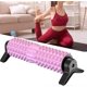 thumbnail image 2 of Yoga Roller Tissue Massager Portable Ergonomic Massager for Workout Sports Yoga Gym Fitness Legs Back Pink, 2 of 5