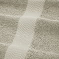 thumbnail image 3 of Impressions Bolingbroke Eco-Friendly Cotton 2-Piece Bath Sheet Set, Silver, 3 of 6