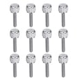 thumbnail image 1 of Uxcell 12 Pcs Vis de Verrouillage à Tête Plate M2.5x12mm, Argent, 1 of 6