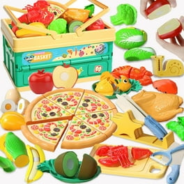 Walmart 86 PCS Kids Pretend Play Food Set Kitchen Toy with Veggies Fruits Pizza Ages 3 8 Walmart