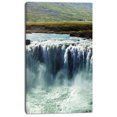 thumbnail image 2 of Amazing Waterfalls in Iceland - Oversized Landscape Canvas Art, 2 of 3