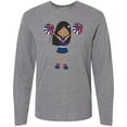 thumbnail image 3 of Inktastic African American Girl, Cheerleaders, Cheerleading Long Sleeve T-Shirt, 3 of 5