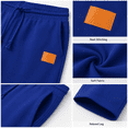 thumbnail image 5 of Aezemi Workout Straight Leg Sweatpants Men Fashion Drawstring Pull on Elastic Waist Casual Workout Walking Long Pants with Pockets Winter Fall Business Casual Work Sports Trousers L, 5 of 9