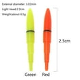 thumbnail image 3 of New Float Night Clip on Fishing Rod Tip Lightstick Glow Stick Fluorescent Light Bite Alarm GREEN - 2PCS, 3 of 8