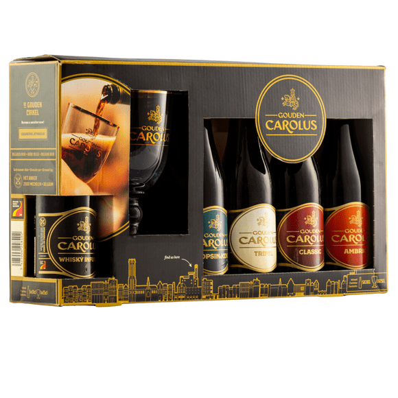 Five Pack Cerveza Gouden Carolus 330 Ml Con Copa Gouden Carolus Cerveza
