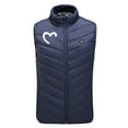 thumbnail image 4 of SELONE Heated Vests for Men Women 9 Zones 3 Heating Levels Fleece Jacket Sleeveless Printed Casual Coat Plus Size, 4 of 6