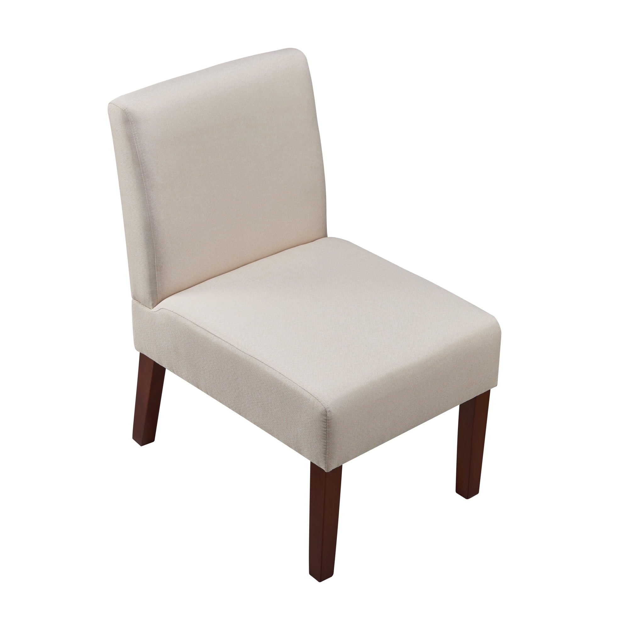 Belleze armless contemporary upholstered single curved slipper accent chair living room bedroom new arrivals