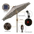 thumbnail image 3 of Patio Umbrella Clearance 9 ft Sunbrella,Outdoor Table Umbrella with 40 LED Solar Lights of Waterproof for Garden, Deck, Backyard, Pool and Beach, 3 of 5