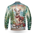thumbnail image 2 of Merry Christmas Santa Reindeer Antlers German Shepherd Sleigh Xmas Winter Holiday All Over Print 3D Baseball Jacket Alsatian Dog Lover Gifts Bomber Jacket Softball - 00023, 2 of 6