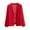 Red, variant on EGNMCR Womens Long Sleeve Jacket, Long Sleeve Hoodless Casual Outwear & Jackets Women's Casual Fashion Lace Hollowed-out Long Sleeve Jacket Cardigan Polyester top for women
