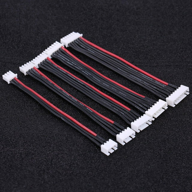 5 Types Lipo Balance Cable, 10cm Lipo Extension Cable, Male To Female For 2S / 3S / 4S / 5S / 6S Connect Lithium Batteries