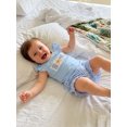 thumbnail image 5 of Cenuakty Little Girls 6M 12M 18M 24M 2T 3T 4T Outfits Adorable Marine Life Embroidery Flying Sleeve Round Neck Tops and Plaid Shorts Set, 5 of 9