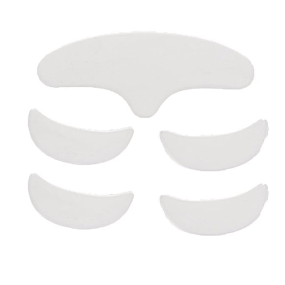 Parche de elevación de la piel, parche facial de silicona antiarrugas de 5 piezas, parche para la frente, uso conveniente