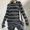 Black, variant on Basic T Shirts for Women Spring Summer Casual Tees Loose Long Sleeve Crewneck Striped Tops