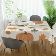 thumbnail image 3 of Yayeee Tablecloths 54" x 54" Rectangle Wrinkle Resistant Party Table Cover, Fall Books, 3 of 8