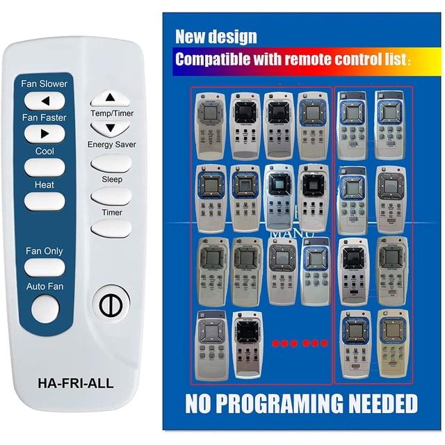 Replacement for Frigidaire Air Conditioner Remote Control Listed in The Picture (B)