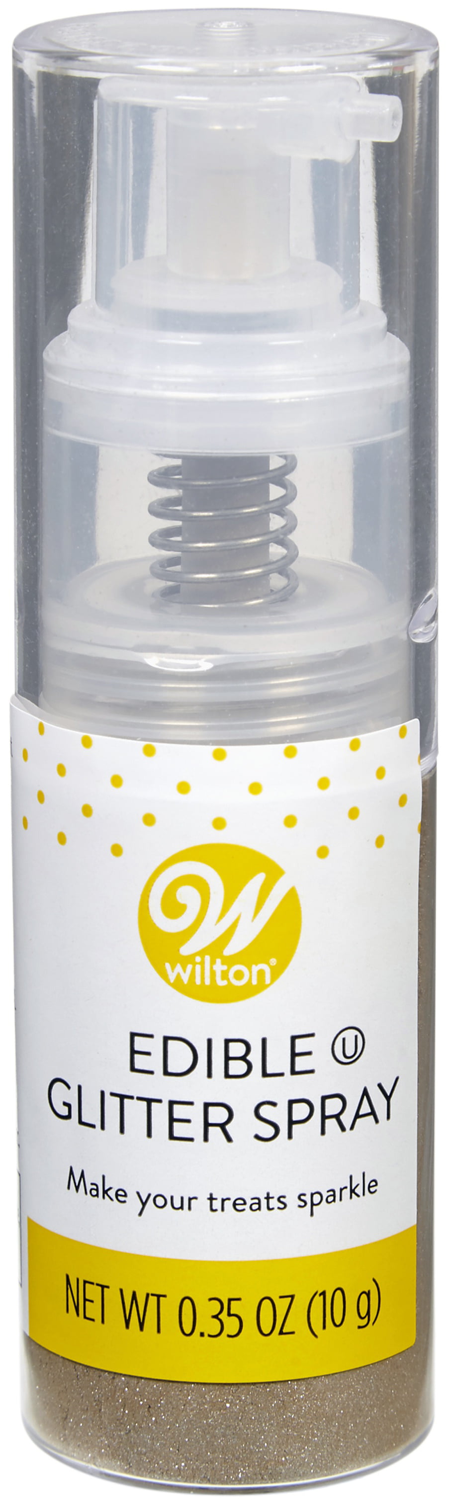 Wilton Rose Gold Edible Glitter Spray, 0.35 oz. 