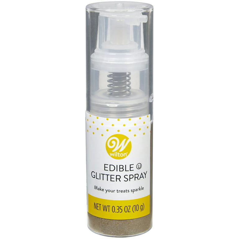 Wilton Edible Gold Glitter Spray, 0.35 oz. - Gifteee Unique & Cool