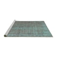 thumbnail image 2 of Ahgly Company Machine Washable Indoor Round Persian Turquoise Blue Bohemian Area Rugs, 7' Round, 2 of 4