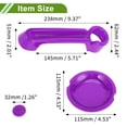 thumbnail image 4 of Cubierta de manija de puerta Unique Bargains para Jeep Wrangler JK JKU 2007-2018, cubierta de manija de portón trasero, juego de guardas de receso, decoración exterior, trim de ABS, 1 juego, púrpura, 4 of 6
