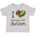 thumbnail image 3 of Inktastic I Heart Someone with Autism Boys or Girls Toddler T-Shirt, 3 of 5