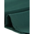thumbnail image 5 of INSPIRE CHIC Robe Chemise de Travail pour Femme à Boutons devant, Manches Longues, Col Contrastant, Petite, Vert, 5 of 5