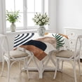 Bohemian Arch Sun Abstract Geometric Table Cloth 54x54in, Waterproof ...
