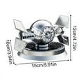 thumbnail image 7 of Solar Powered Rotating Car Air Freshener Decorative Fragrance Mecha Car Interior Accessories Car Solar Perfume Diffuser,1 x Solar Car Air Freshener, 7 of 7