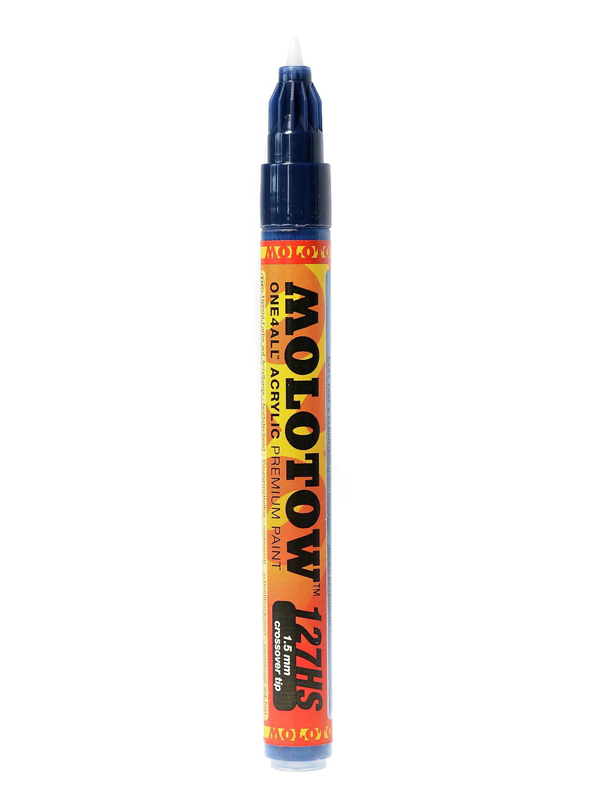 One4All Acrylic Paint Markers 1.5 mm, petrol, 419 (pack of 6)