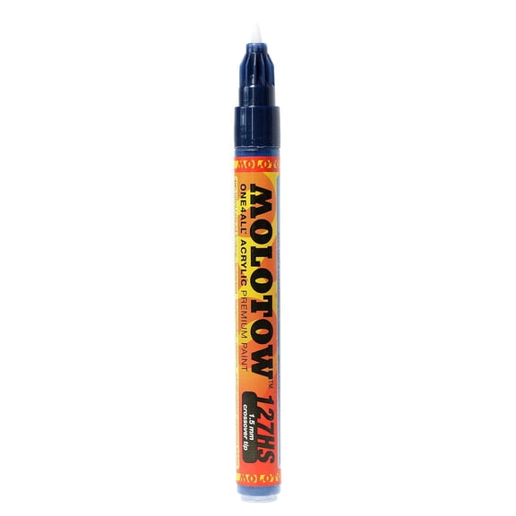 One4All Acrylic Paint Markers 1.5 mm, petrol, 419 (pack of 6)