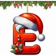 thumbnail image 1 of Adornos navideños colgantes, 26 letras, adornos navideños colgantes, adornos navideños personalizados, decoración navideña, adornos navideños colgantes, adornos navideños para exteriores, decoraciones, 1 of 1