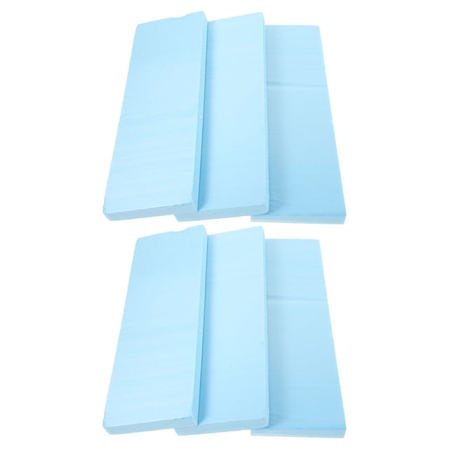 6pcs High-Density Foam Board For Sculpting Diy Scene Model Making Board Polystyrene Sheets For Crafting Creative Model Railway Foam Board