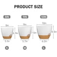 thumbnail image 3 of FIASON 3 Pack White Self-Watering Plant Pots, 8/9/10 Inch Modern Plastic Planters with Watering Lip, Drainage Holes and Removable Saucer, Indoor Outdoor Flower Containers for Home Garden Decor, 3 of 12