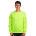 thumbnail image 3 of JERZEES - Hi Vis NuBlend Crewneck Sweatshirt | High-Stitch Density, Seamless body, Adult Fleece Sweater, Pre-Shrunk 8 oz, Pack-3, Size M, 3 of 6