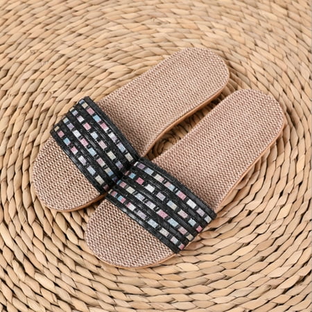 

Vedolay Ladies Babouche Women s Slippers for Bridal Shower Gifts Bride Sandals for Gifts Black 9.5