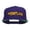 Purple, variant on Wrestling Embroidered Snapback Cap - Silver OSFM