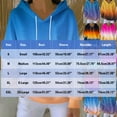 thumbnail image 3 of Craaazy Womens Hoodies Tie Dye Gradient Print Sweatshirts Long Sleeve Womens Shirts Casual Pockets Tops Gifts for Women, 3 of 5